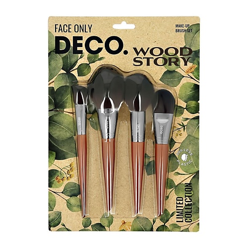 

DECO. Набор кистей для макияжа лица, Набор кистей для макияжа лица