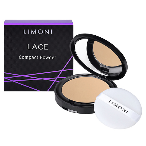 

LIMONI Пудра компактная для лица Lace Powder, Пудра компактная для лица Lace Powder