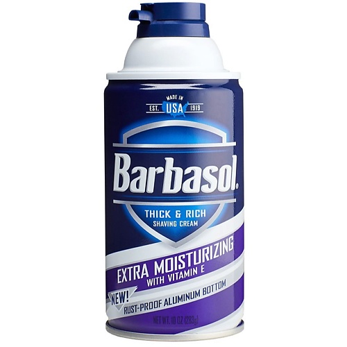 

BARBASOL Крем-пена для бритья увлажняющая Extra Moisturizing Shaving Cream 283.0, Крем-пена для бритья увлажняющая Extra Moisturizing Shaving Cream