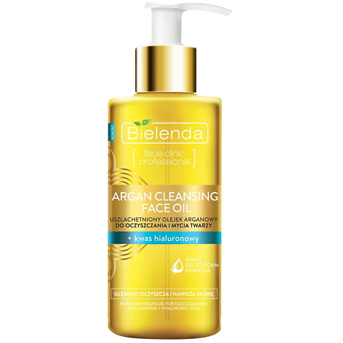 

BIELENDA Гидрофильное Масло для снятия макияжа с гиалуроновой кислотой ARGAN CLEANSING FACE OIL 140.0, Гидрофильное Масло для снятия макияжа с гиалуроновой кислотой ARGAN CLEANSING FACE OIL