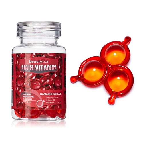 BEAUTY BAR Масло в капсулах для энергии и питания волос с корнем имбиря и медовым маслом 300 890₽