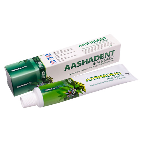 

AASHA HERBALS Зубная паста Ним-Бабул 100.0, Зубная паста Ним-Бабул