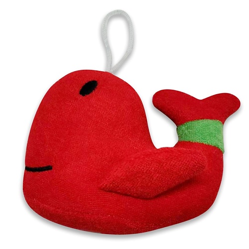 Для ванной и душа MORIKI DORIKI Мочалка Red Whale Sponge