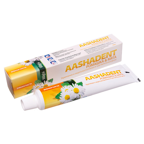 

AASHA HERBALS Зубная паста Ромашка-Мята 100, Зубная паста Ромашка-Мята