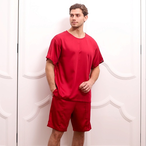 

FATLAN Пижама: Футболка + Шорты "Vinous" UNISEX, Пижама: Футболка + Шорты "Vinous" UNISEX