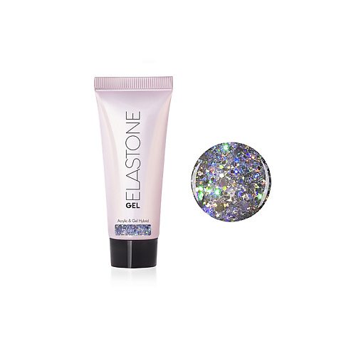 

RUNAIL PROFESSIONAL Гибрид акрила и геля ELASTONE GEL glitter mix, Гибрид акрила и геля ELASTONE GEL glitter mix