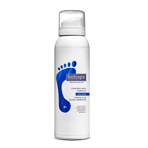 

FOOTLOGIX "3+" Cracked Heel Formula Мусс для потрескавшейся кожи пяток 125, "3+" Cracked Heel Formula Мусс для потрескавшейся кожи пяток