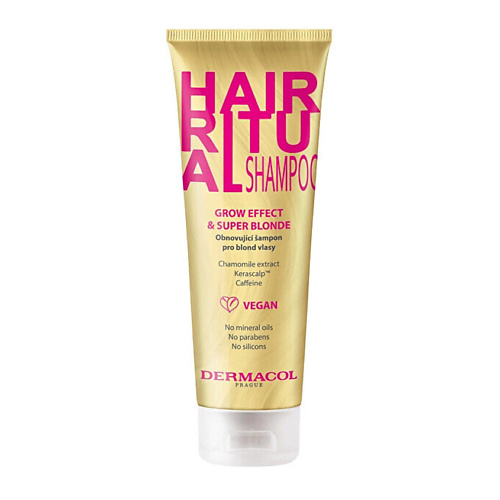 

DERMACOL Hair Ritual Renewing Восстанавливающий и стимулирующий рост шампунь для светлых волос, Hair Ritual Renewing Восстанавливающий и стимулирующий рост шампунь для светлых волос