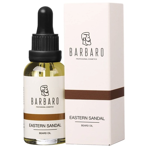 

BARBARO Масло для бороды и усов смягчающее EASTERN SANDAL 30.0, Масло для бороды и усов смягчающее EASTERN SANDAL