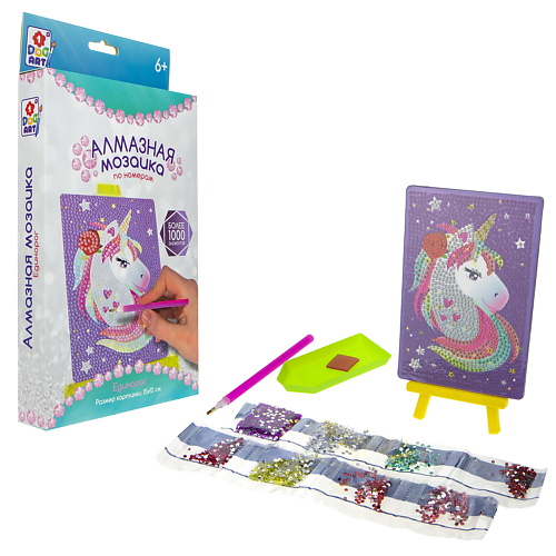 

1TOY Алмазная мозаика Единорог, Алмазная мозаика Единорог