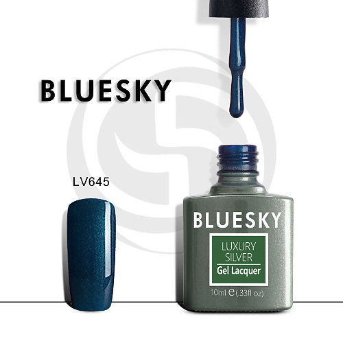 

BLUESKY Гель-лак Luxury Silver LV610, Гель-лак Luxury Silver LV610