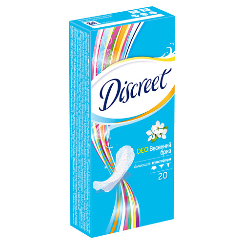 

DISCREET Женские гигиенические прокладки на каждый день Deo Spring Breeze Multiform Single, Женские гигиенические прокладки на каждый день Deo Spring Breeze Multiform Single