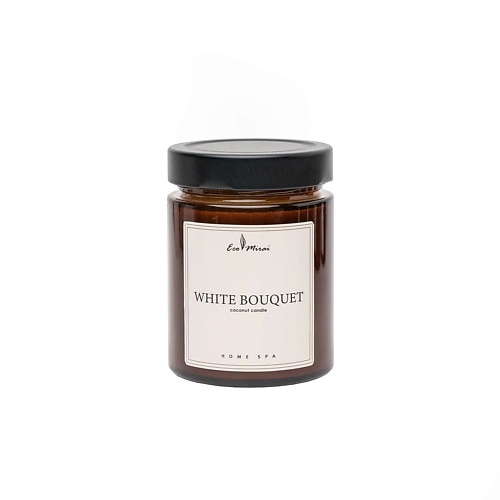 

ECO MIRAI Ароматическая свеча из кокосового воска WHITE BOUQUET 220.0, Ароматическая свеча из кокосового воска WHITE BOUQUET
