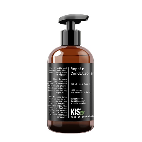 Кондиционер для волос KIS Repair Conditioner 100% VEGAN Восстанавливающий кондиционер
