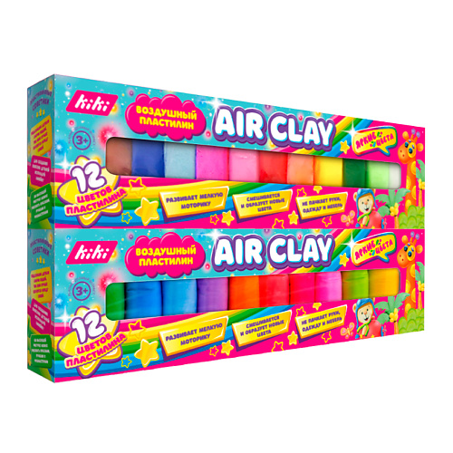 

KIKI •НАБОРЫ ДЛЯ ТВОРЧЕСТВА• Воздушный пластилин "Air Clay" 24.0, Воздушный пластилин "Air Clay"