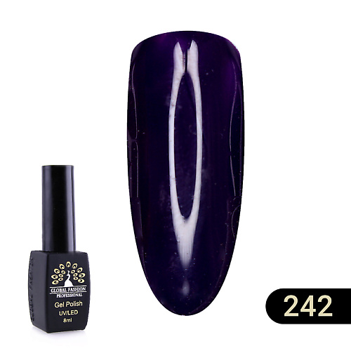 

GLOBAL FASHION Гель-лак BLACK ELITE 001, Гель-лак BLACK ELITE 001