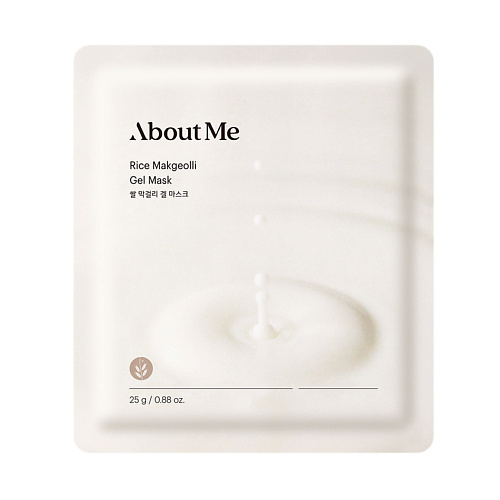 

ABOUT ME Маска для лица гидрогелевая с рисом Rice Makgeolli Gel Mask, Маска для лица гидрогелевая с рисом Rice Makgeolli Gel Mask