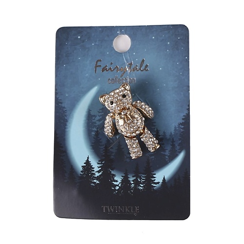 

TWINKLE Брошь Teddy White, Брошь Teddy White