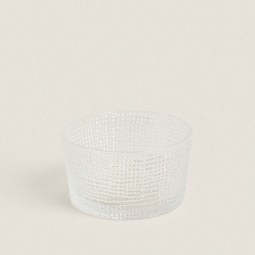 

ZARA HOME Стеклянная мини-миска с рельефной деталью 10.5 x 5.8 x 10.5, Стеклянная мини-миска с рельефной деталью 10.5 x 5.8 x 10.5
