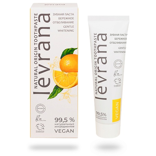 

LEVRANA Зубная паста бережное отбеливание Natural Origin Toothpaste, Зубная паста бережное отбеливание Natural Origin Toothpaste