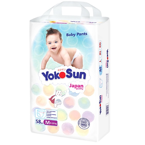 YOKOSUN Подгузники-Трусики M (6-10 кг) 58.0