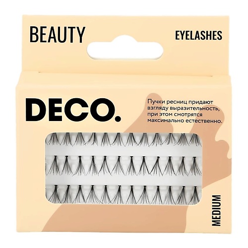 

DECO. Пучки ресниц средние 1.0, Пучки ресниц средние