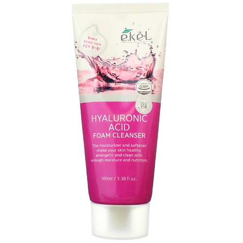 фото Ekel пенка для умывания с гиалуроновой кислотой увлажняющая foam cleanser hyaluronic acid 100.0