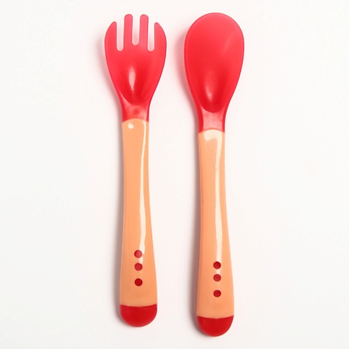 

MUM&BABY Набор приборов для кормления: термовилка и термоложка, Набор приборов для кормления: термовилка и термоложка