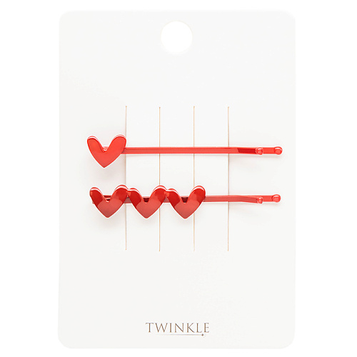 

TWINKLE Заколки-невидимки для волос RED HEARTS, Заколки-невидимки для волос RED HEARTS