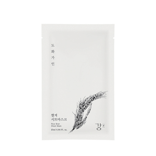 

HOUSE OF DOHWA Маска для лица с рисовыми отрубями Rice Bran Sheet Mask, Маска для лица с рисовыми отрубями Rice Bran Sheet Mask