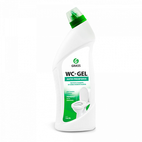 

GRASS Средство для чистки сантехники "WC-gel" 750.0, Средство для чистки сантехники "WC-gel"