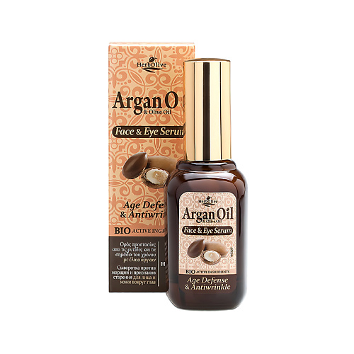 

HERBOLIVE Сыворотка для лица и области вокруг глаз против морщин с маслом арганы 30, Сыворотка для лица и области вокруг глаз против морщин с маслом арганы