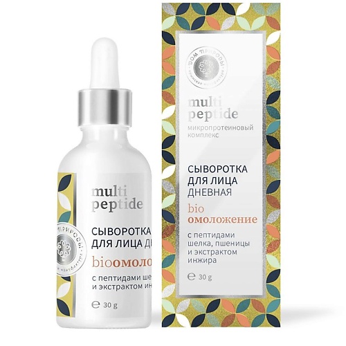 

ДОМ ПРИРОДЫ КРЫМСКАЯ МАНУФАКТУРА Сыворотка для лица Дневная БИООМОЛОЖЕНИЕ MULTI PEPTIDE 30.0, Сыворотка для лица Дневная БИООМОЛОЖЕНИЕ MULTI PEPTIDE