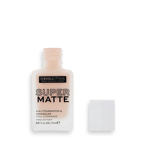 RELOVE REVOLUTION Тональная основа и консилер 2 в 1 SUPERMATTE