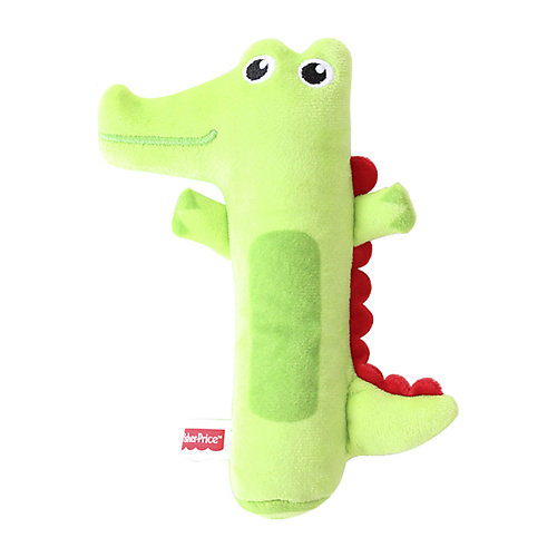 

FISHER PRICE Погремушка-пищалка Крокодильчик 0+, Погремушка-пищалка Крокодильчик 0+