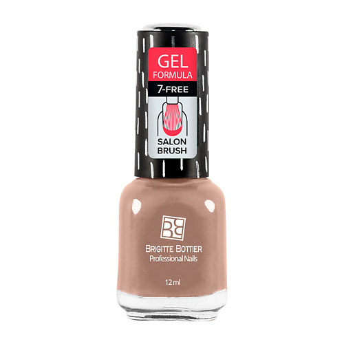 BRIGITTE BOTTIER Лак для ногтей GEL FORMULA тон 01 прозрачный 320₽