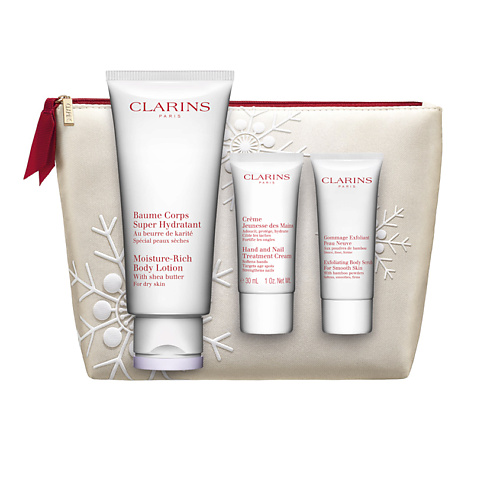 

CLARINS Набор незаменимых средств ухода для тела Ensemble de Produits Essentiels pour le Corps, Набор незаменимых средств ухода для тела Ensemble de Produits Essentiels pour le Corps