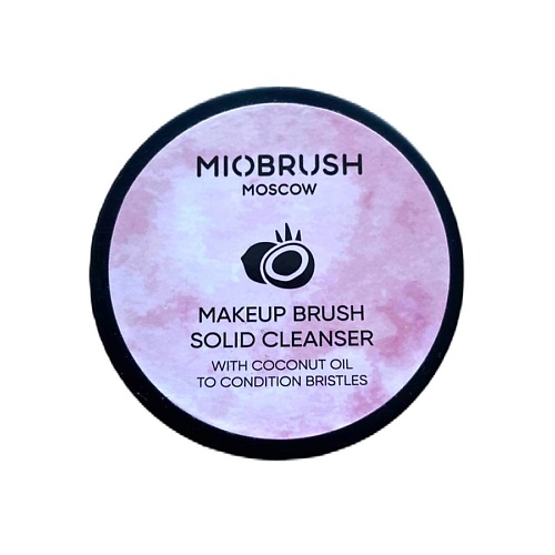 

MIOBRUSH Очищающее мыло для кистей с силиконовым ковриком, Очищающее мыло для кистей с силиконовым ковриком