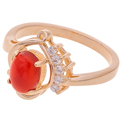 

LJ Кольцо с красным агатом "Чайка", Кольцо с красным агатом "Чайка"