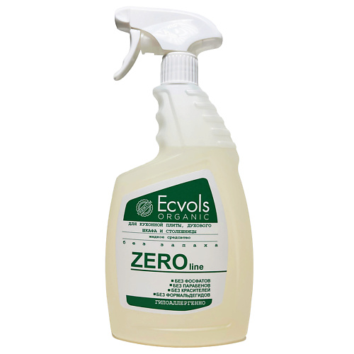 

ECVOLS Жидкое средство-спрей для кухонной плиты ZERO 750.0, Жидкое средство-спрей для кухонной плиты ZERO