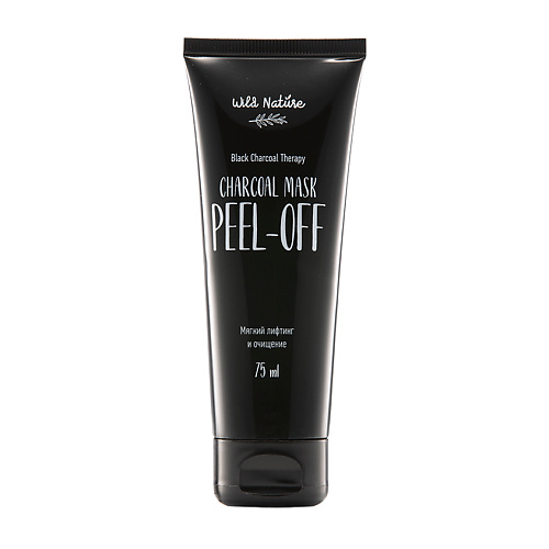 

WILD NATURE Маска для лица с активированным углем Peel-Off Black Charcoal Therapy, Маска для лица с активированным углем Peel-Off Black Charcoal Therapy
