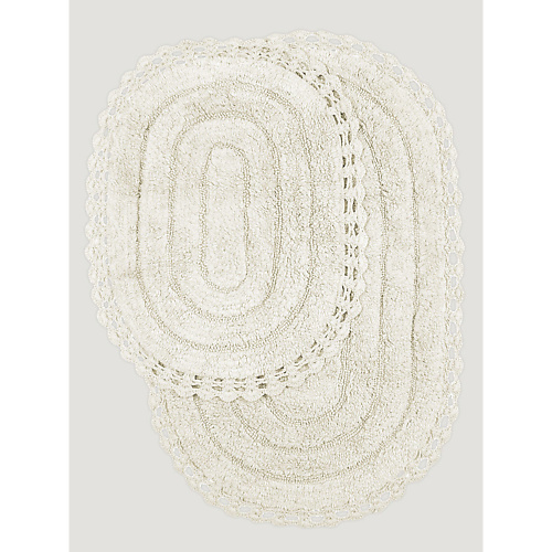 

KARNA Набор ковриков для ванной кружевной YANA, Набор ковриков для ванной кружевной YANA