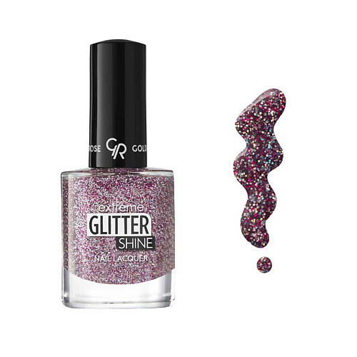 

GOLDEN ROSE Гель-лак Extreme Gel Shine Nail Lacquer Glitter, Гель-лак Extreme Gel Shine Nail Lacquer Glitter