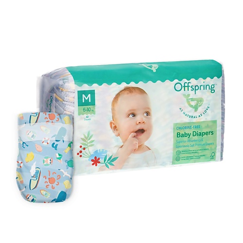 

OFFSPRING Подгузники, M 6-10 кг Сидней 42.0, Подгузники, M 6-10 кг Сидней