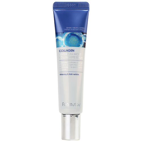 

FARMSTAY Лифтинг-сыворотка для кожи вокруг глаз с коллагеном Water Full Moist Rolling Eye Serum, Лифтинг-сыворотка для кожи вокруг глаз с коллагеном Water Full Moist Rolling Eye Serum