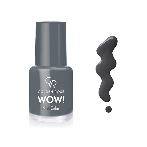 GOLDEN ROSE Лак для ногтей WOW! Nail Color Clear 6