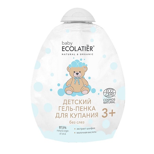 

ECOLATIER Baby Гель-пенка для купания с 3 лет Ecocert 250.0, Baby Гель-пенка для купания с 3 лет Ecocert