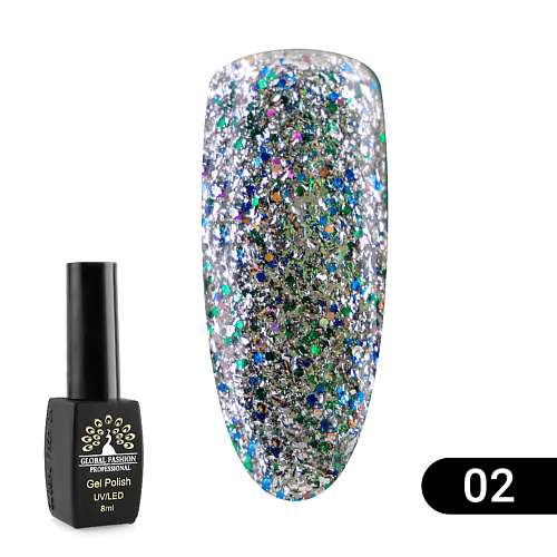 

GLOBAL FASHION Гель лак Shiny 01, Гель лак Shiny 01
