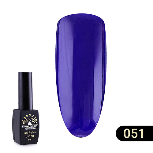 

GLOBAL FASHION Гель-лак BLACK ELITE 001, Гель-лак BLACK ELITE 001