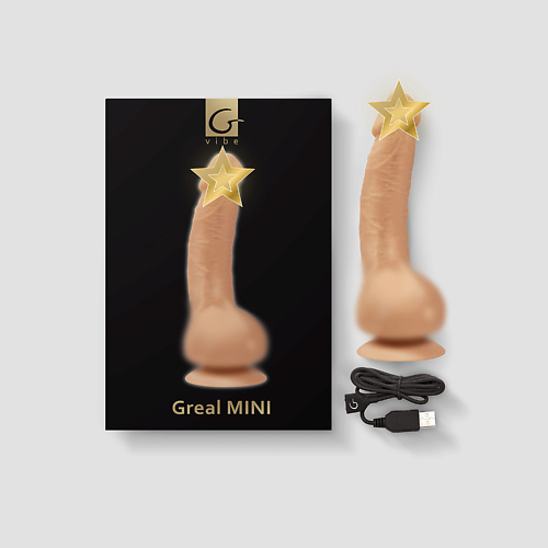 Реалистичный мини-вибратор Greal Mini